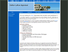 Tablet Screenshot of daltonlarueappraisal.com